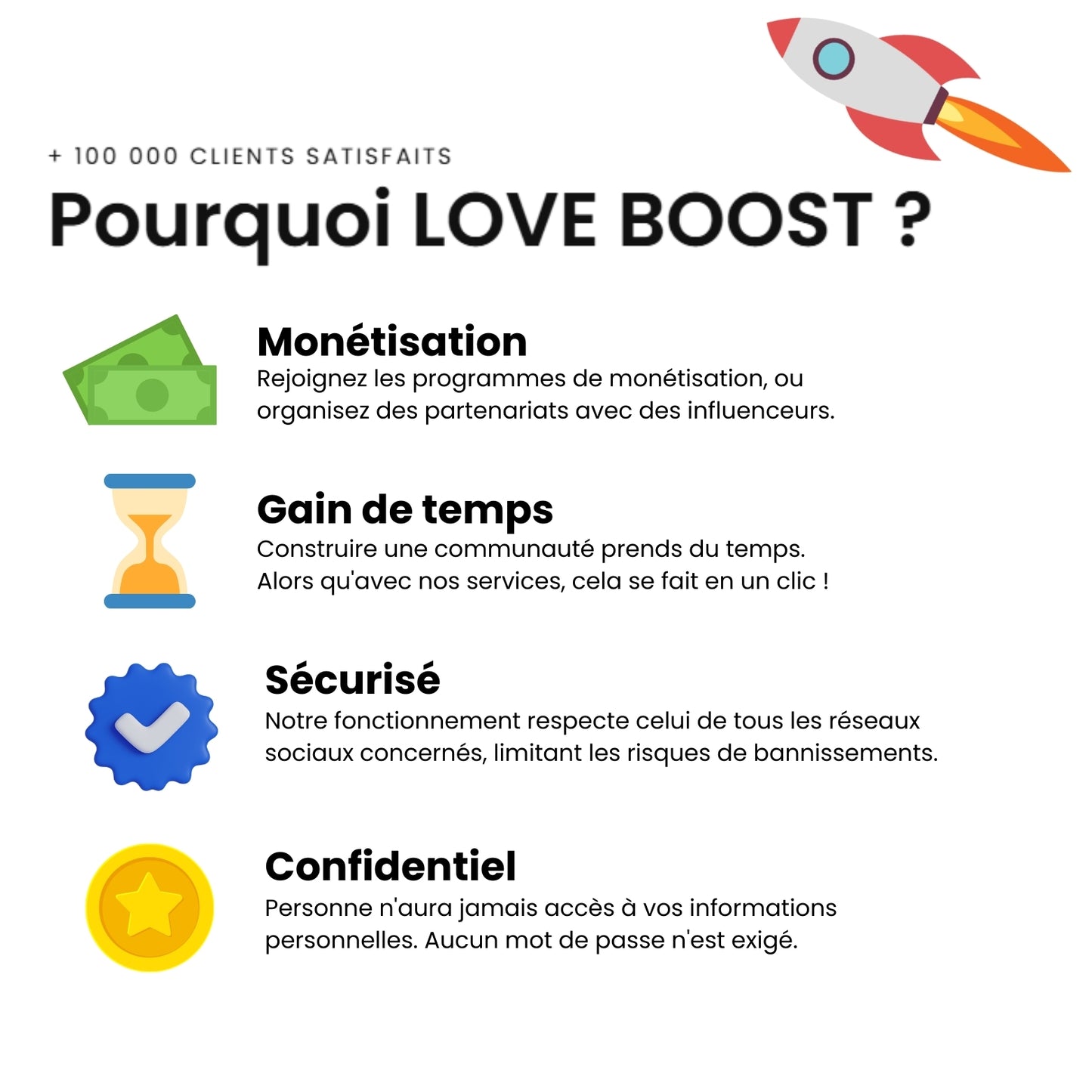 Pack Monétisation TikTok (10k Abonnés + 5x100k Vues)